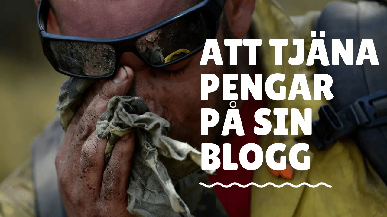 Att tjäna pengar på bloggande